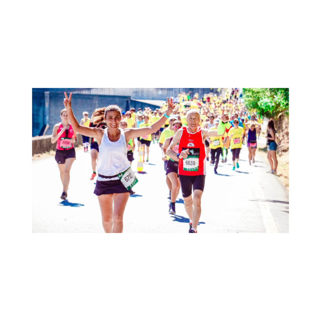 Melbourne marathon race day celebration